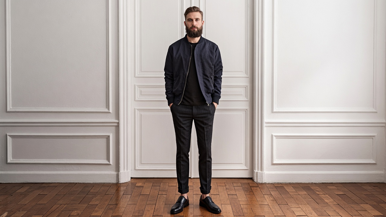 Bomber cuir homme