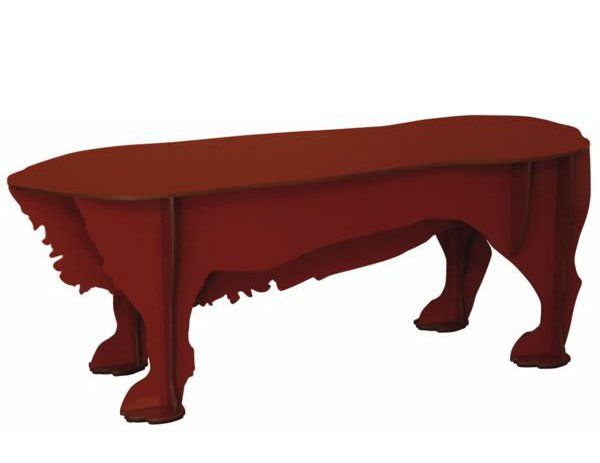 table basse pattes de chien