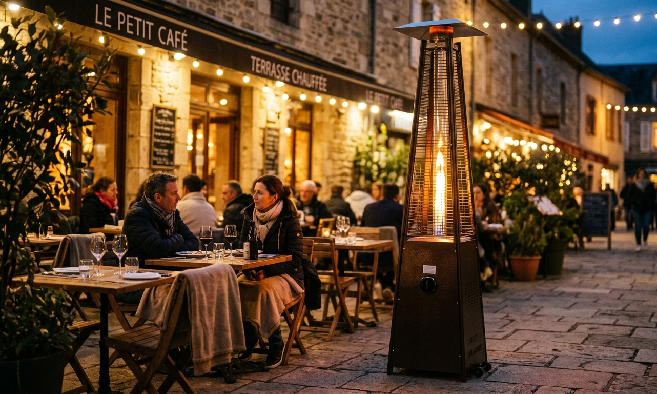 chauffage extérieur parasol